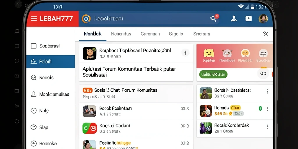 Antarmuka pengguna LEBAH777 yang interaktif dan ramah.