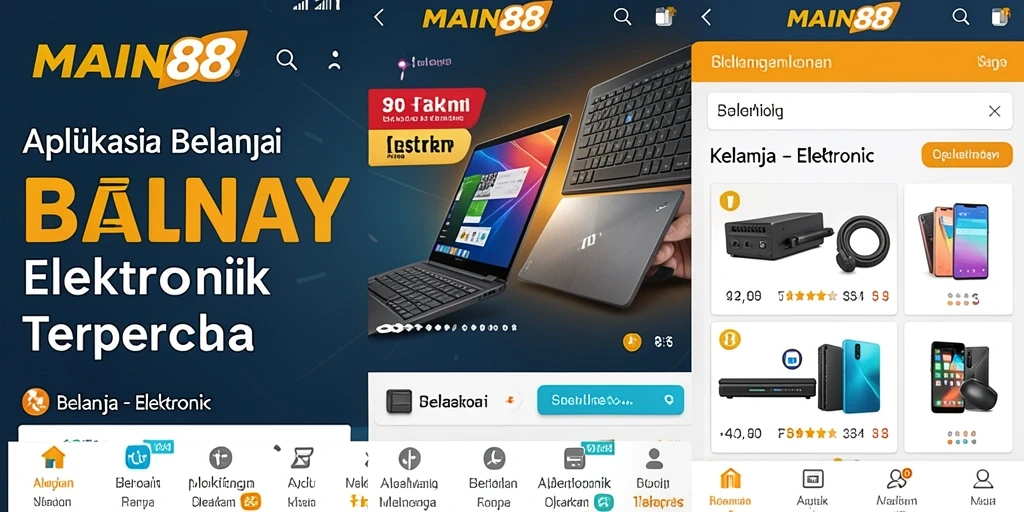 Antarmuka sederhana dan mudah digunakan di aplikasi MAIN88.